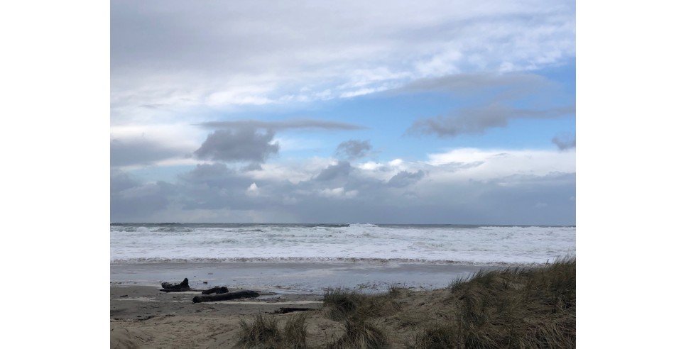 King Tide Manzanita Beach Jan 2022