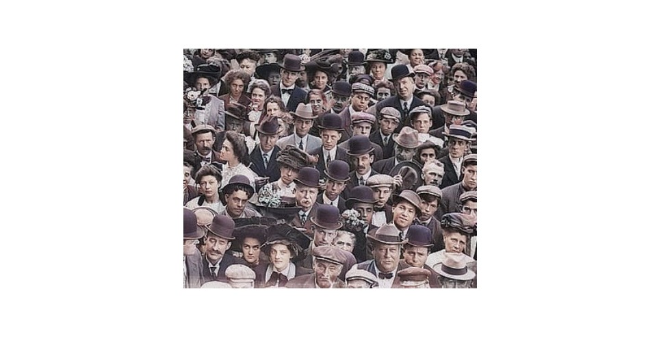 Yonkers residents attending Teddy Roosevelt speech in Getty Square in 1910 Yonkers residents attending Teddy Roosevelt speech in Getty Square in 1910